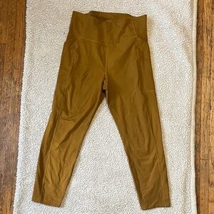 Girlfriend Collective Camel High-Waisted Leggings